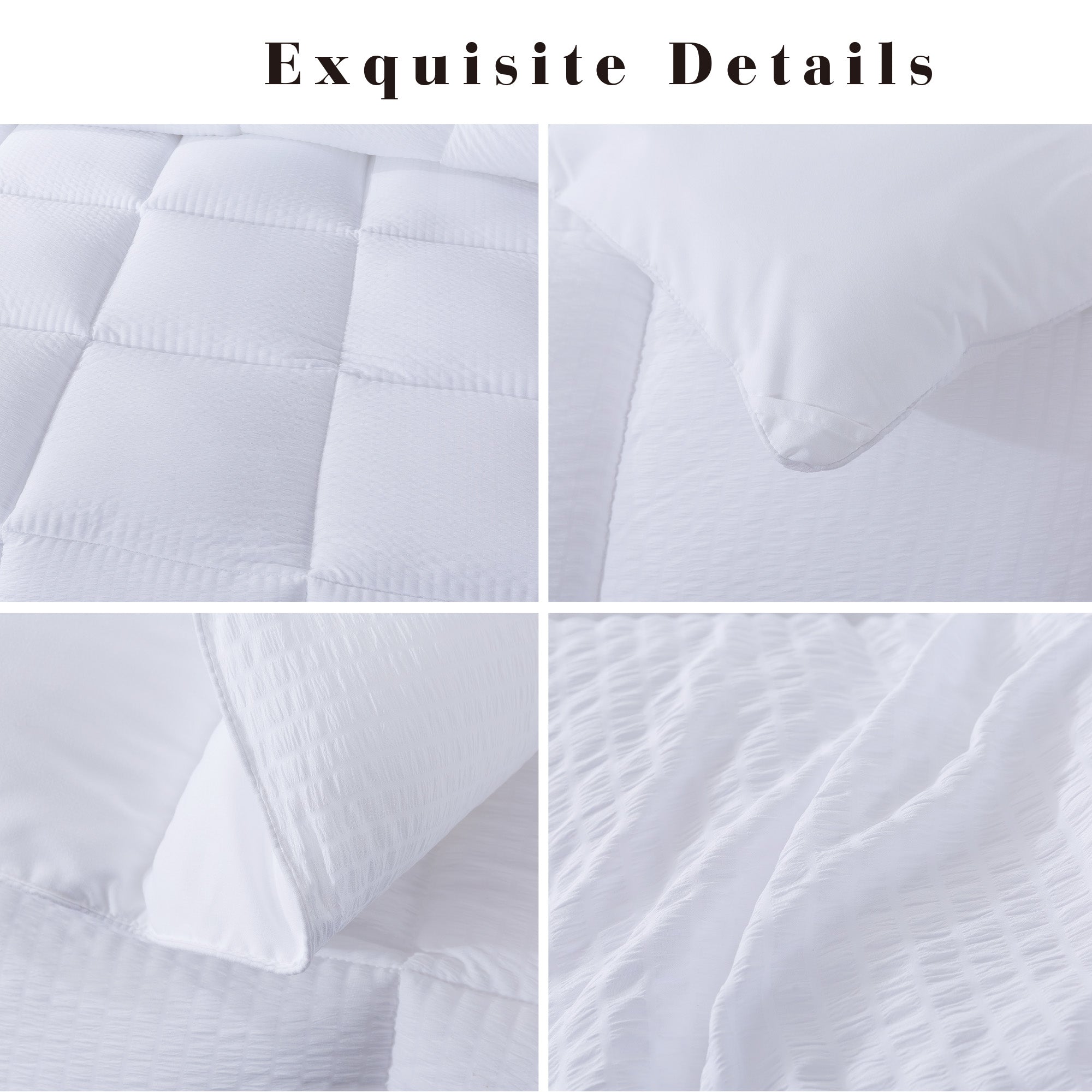 Mintorai Ultra Soft All Season Down Alternative Reversible Comforter, Twin, Queen, King, Room Decor, Graduation Gifts