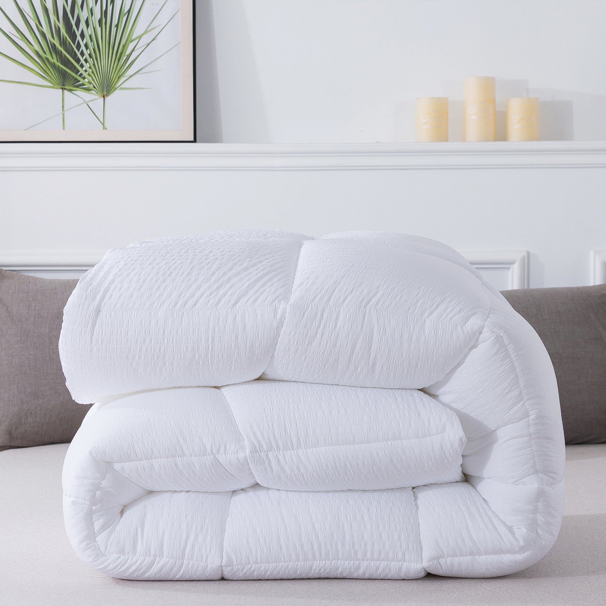 Mintorai Ultra Soft All Season Down Alternative Reversible Comforter, Twin, Queen, King, Room Decor, Graduation Gifts