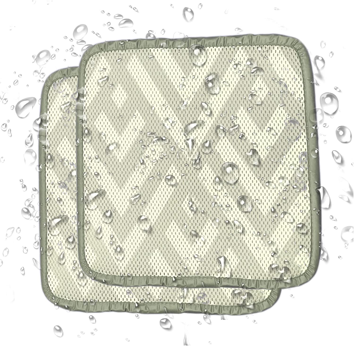 Mintorai Yoga Meditation Square Cushion, Blue or Gray or Green