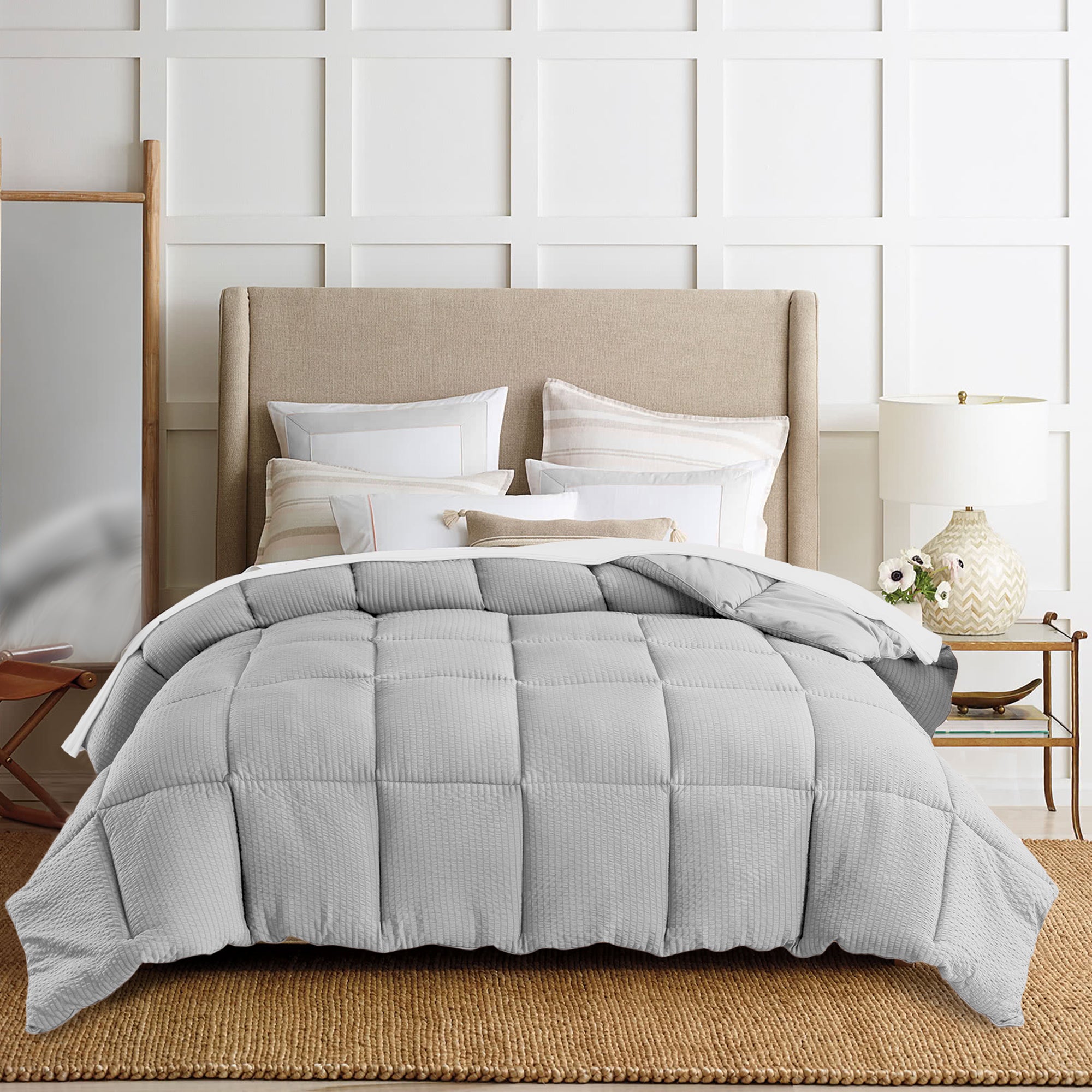 Mintorai Ultra Soft All Season Down Alternative Reversible Comforter, Twin, Queen, King, Room Decor, Graduation Gifts